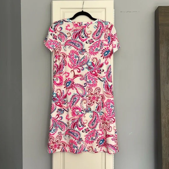 Lilly Pulitzer Cody Short Paisley Print Pink Dress XXS *NWT* - Picture 2 of 2